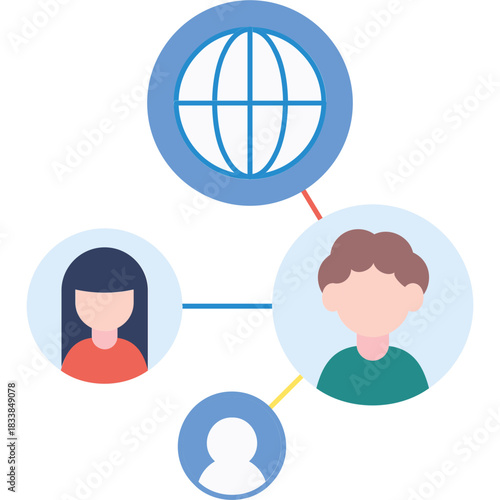 Network Connection Illustration