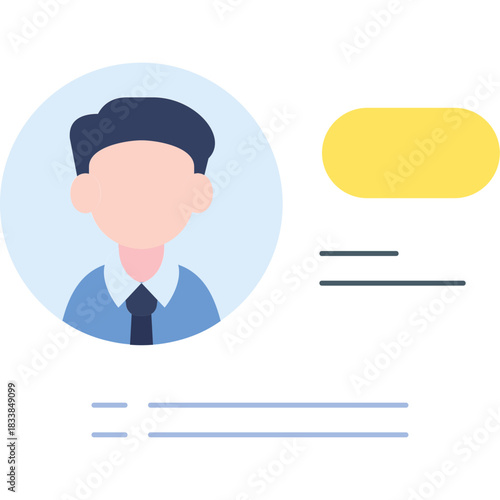 Professional Profile Illustration