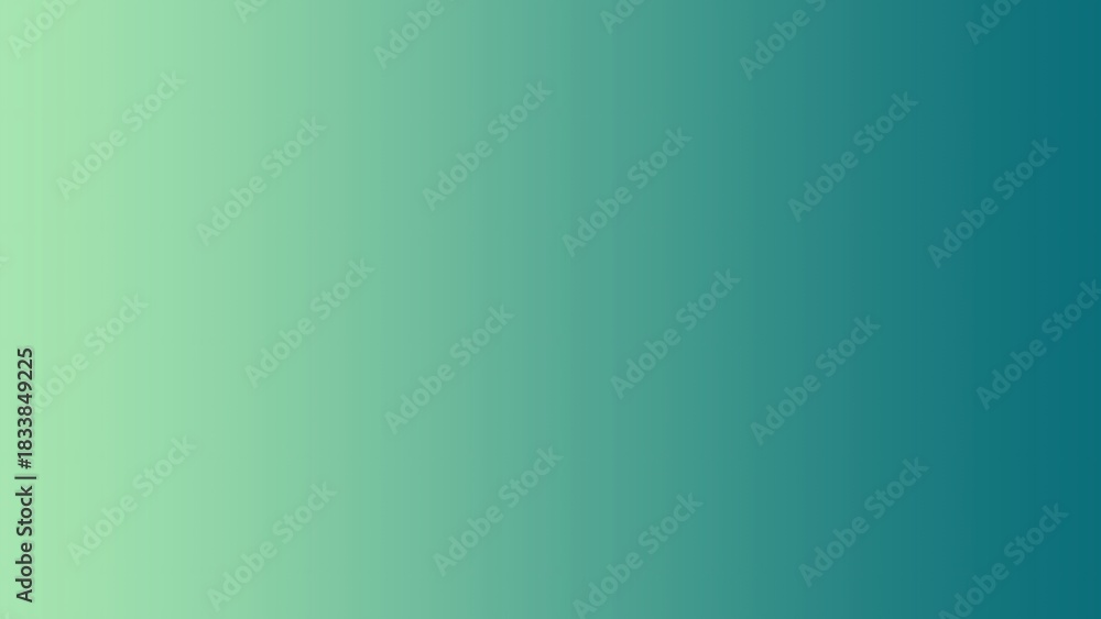 Fototapeta premium Minimal Soft Green to Teal Gradient Abstract Background for Modern Design, Web Banner, Branding, Presentations, Social Media Templates, and Digital Graphic Projects – Clean, Calm, Professional Aesthet