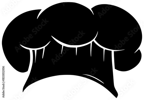 food illustration chef silhouette cook logo hat icon icon outline kitchen restaurant cooking culinary cap uniform catering bakery clothing shape and vector graphic background