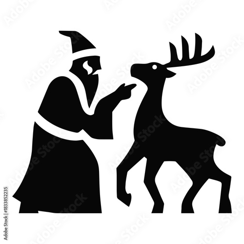 Santa Scolds A Reindeer