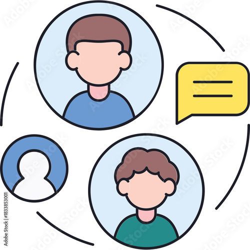 Group Networking Sticker