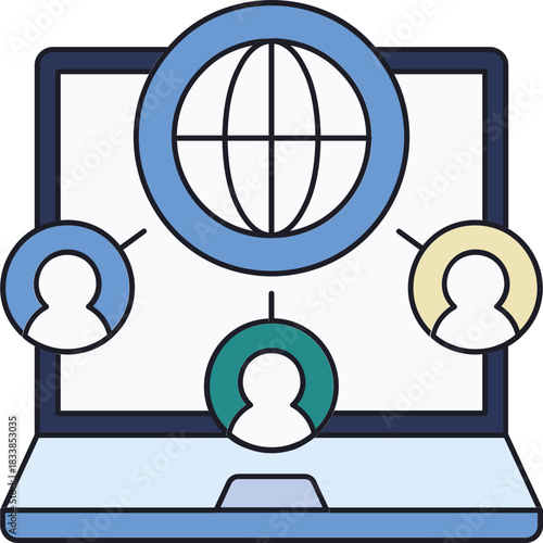 Online Community Sticker