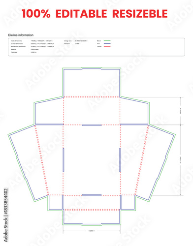 display box dieline template box dieline die lines packaging custom dieline  box cardboard box dieline pizza box dieline printable product packaging layout,
