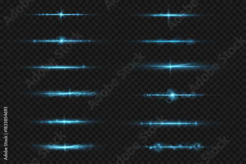 A vivid azure line surges forward with gentle brightness. Its smooth glow enhances modern digital compositions with a fresh, cool tone. vector