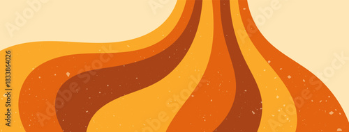 Groovy zebra warm color background with texture.