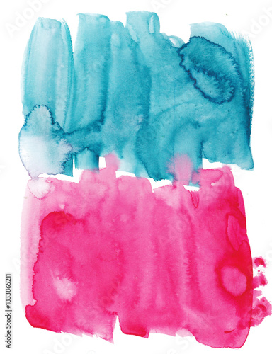Abstract Watercolour Painting Stain 