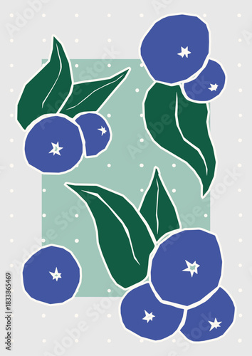 Blueberry Poster