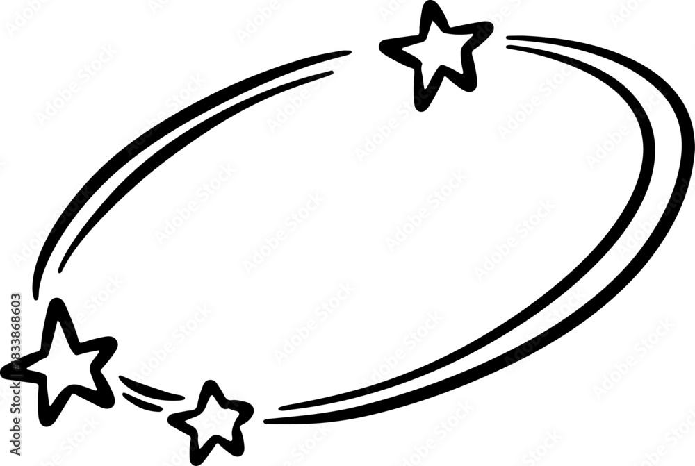 Fototapeta premium Stars Dizziness Orbit