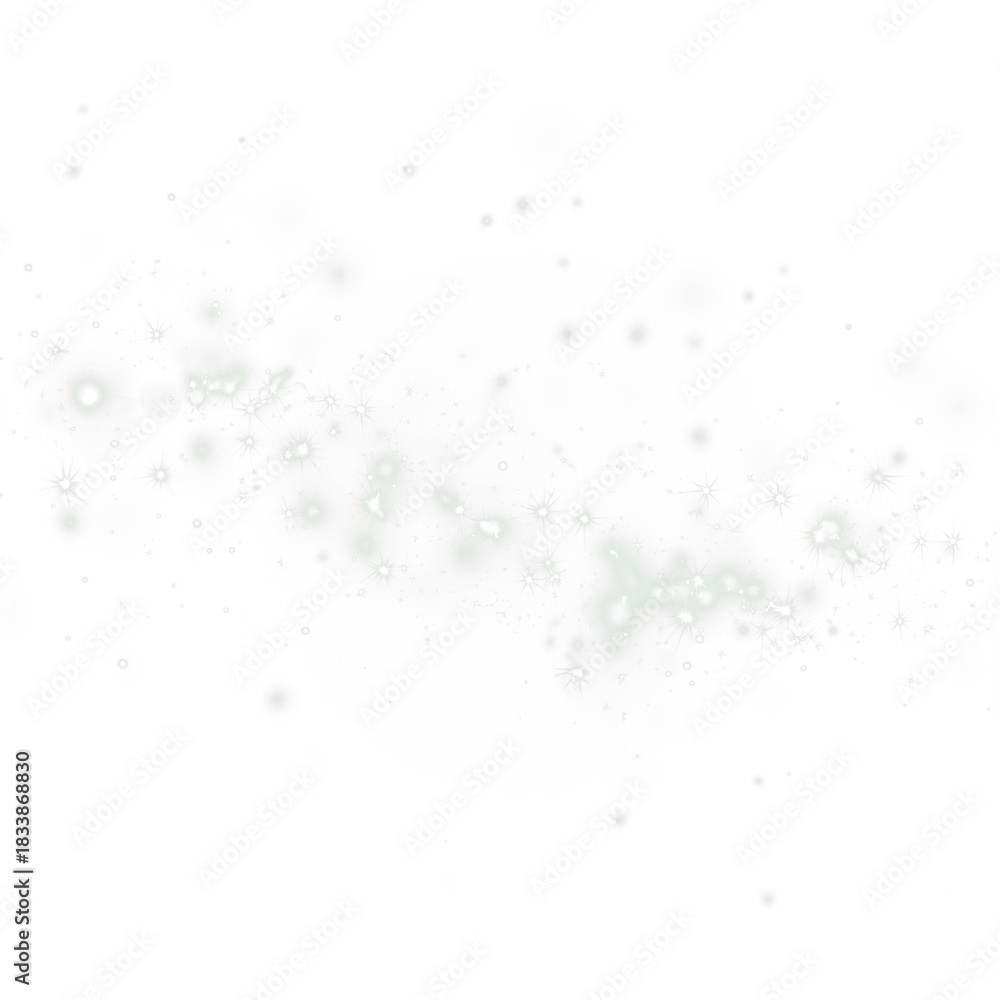 Fototapeta premium PNG Overlay of Sparkle and Glow on Transparent Background