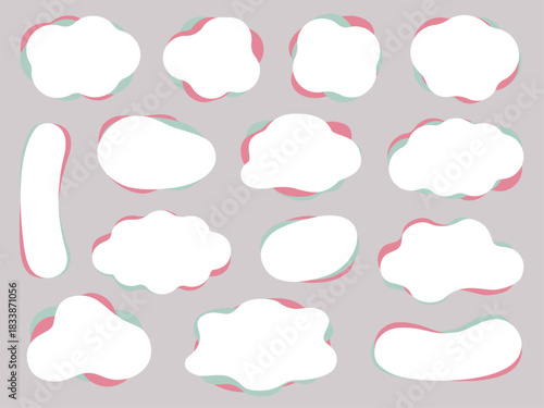 クリスマスカラーの可愛いフレームセット