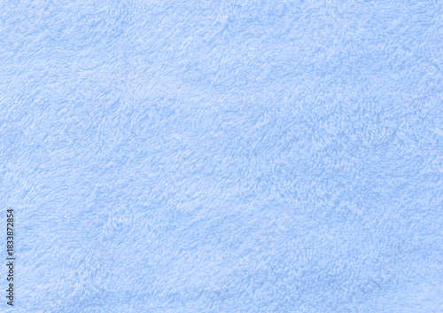 青色のタオルのテクスチャ