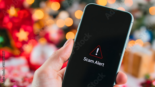 A smartphone displays a 