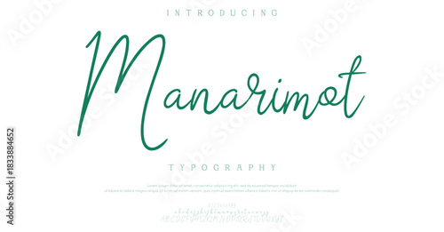 Classy minimalist elegant luxury alphabet font suitable for branding, logo