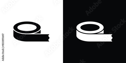 Tape icon design concept. vector flat icons