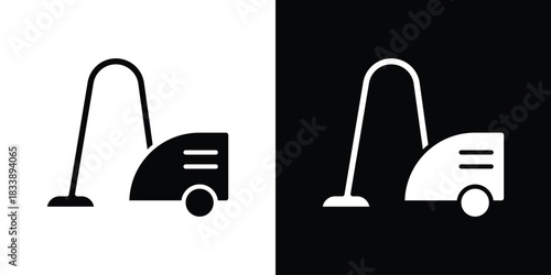 Vacuum cleaner icon design concept. vector flat icons