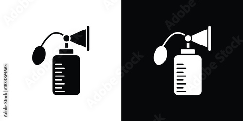 Breast pump icon, A flat minimalist vector illustration