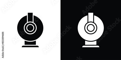 Webcam icon design concept. vector flat icons
