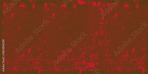 Grunge texture effect background. Distressed rough dark abstract textured. Black isolated on red. Graphic design element vintage style decoration concept for banners, flyer, card, or brochure cove