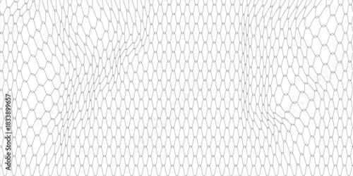 Curved net pattern. Seamless design for sportswear or equipment like soccer goals, volleyball nets, and more sport.