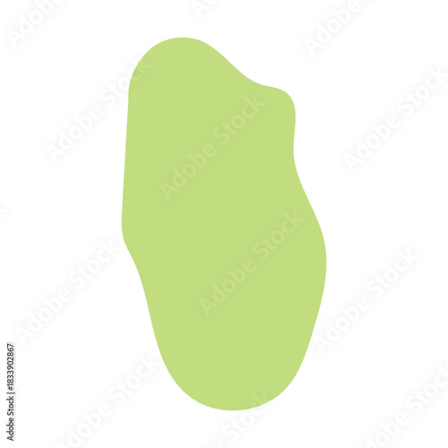 abstract blobs pastel green for background