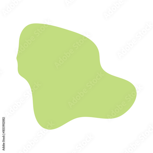 abstract blobs pastel green for background
