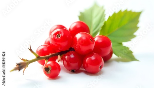 Red cherries in abstract background,
Cherries isolated on white 