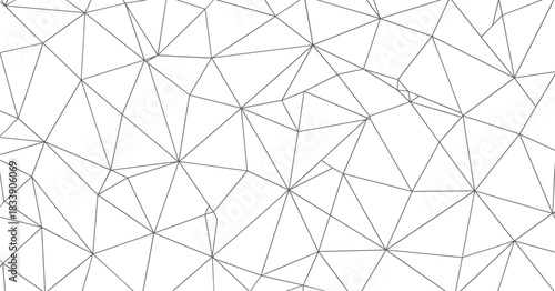 Abstract low-poly network mesh pattern background composed of simple geometric triangles and connecting lines, symbolizing modern technology, connections, and digital data vector illustration.