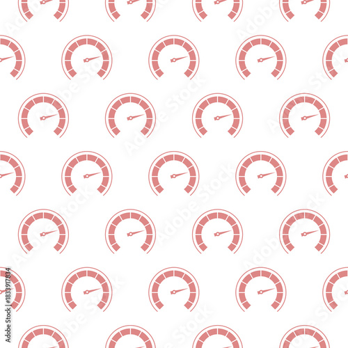 Pain scale seamless pattern isolated on white background