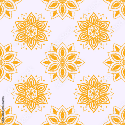 seamless pattern with flowers