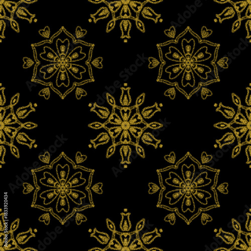 seamless pattern with flowers