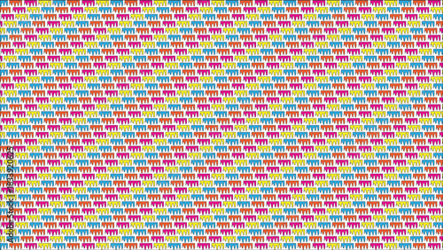 Vibrant Geometric Pattern Background Design