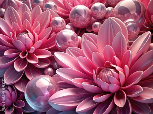 pink dahlia flower