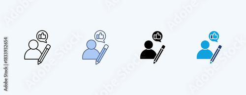 Customer Satisfaction Multiple Icon Illustration Vector