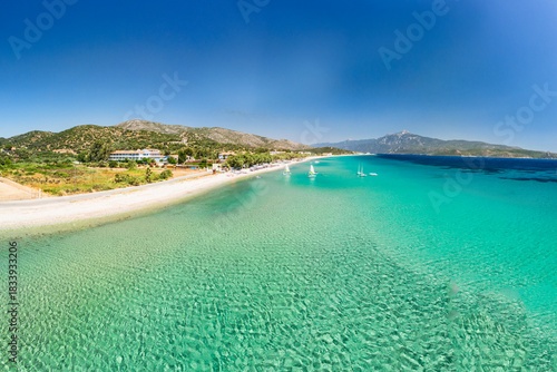 Fototapeta Naklejka Na Ścianę i Meble -  Mykali beach in Samos, Greece