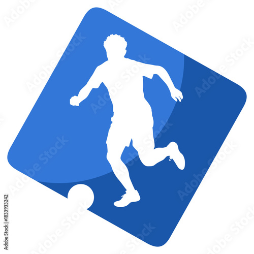 Soccer emblem cool icon design