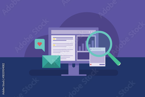 Business uses digital marketing by implementing SEO for higher search ranking, using social media for audience targeting and email marketing campaign for customer retention.