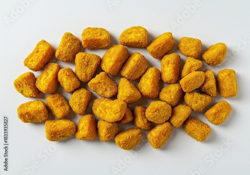 Vibrant chunks of vegetables coated in rich yellow curry powder and roasted until tender and slightly caramelized ,studio shot ,coriander ,lunch