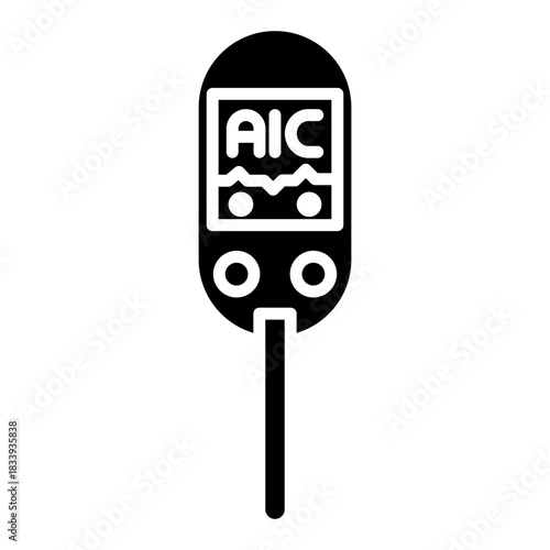 Hemoglobin A1c Vector Icon