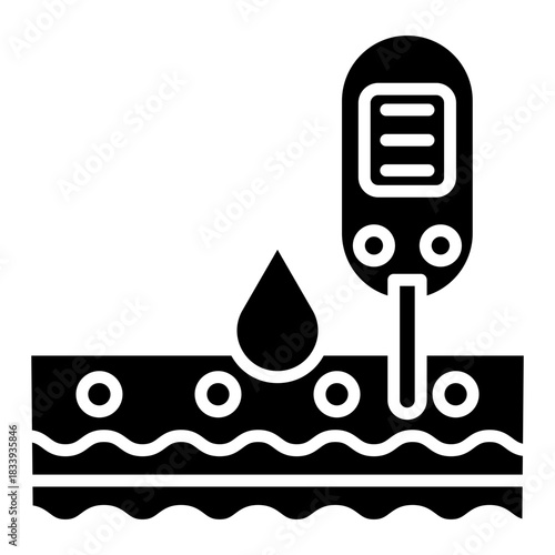 Cholesterol Test Vector Icon