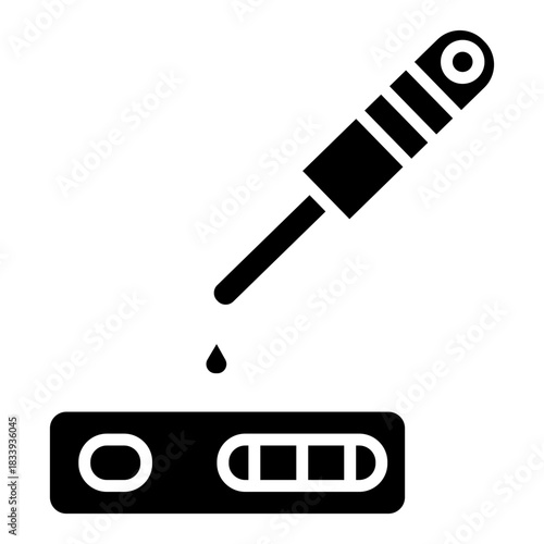 Antibody Test Vector Icon