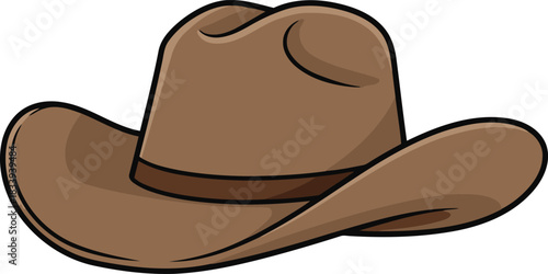 Explore the spirit of the wild west with a classic brown cowboy hat perfect for adventure