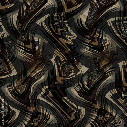 Ethnic traditional motif pattern. abstract textured design. background for textile print. scarf, rug, pillow, bandana, fabric, clothing, shawl, kerchief etc. vector illustration