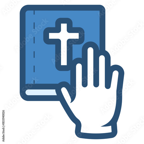 take oath on the bible icon