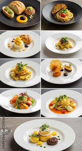 Fototapeta Naklejka Na Ścianę i Meble -  彩り豊かな美食の瞬間