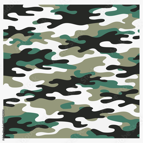 vector camouflage pattern for army. camouflage military pattern
