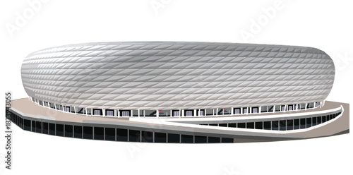 icon sport arena template vector