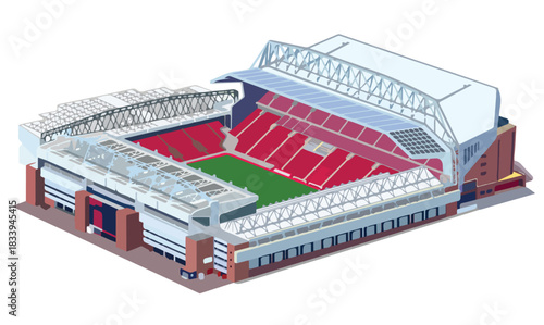 icon sport arena template vector