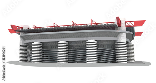 icon sport arena template vector