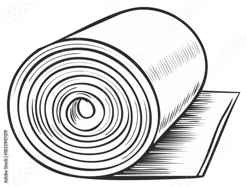 Rolled Material Illustration